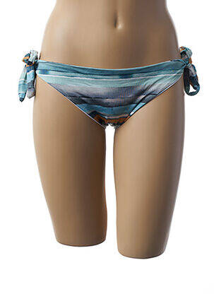Chiloți de baie reversibil bikini albastru 100% BRASIL femeie