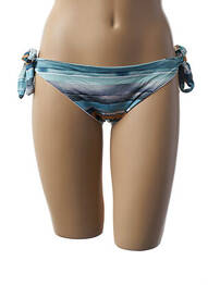Chiloți de baie reversibil bikini albastru 100% BRASIL femeie