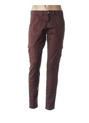 Pantalon slim maro CREAM femeie