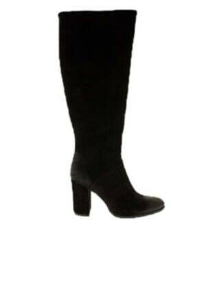 Cizme nubuc toc de 7 la 9 cm negru MINKA DESIGN femeie