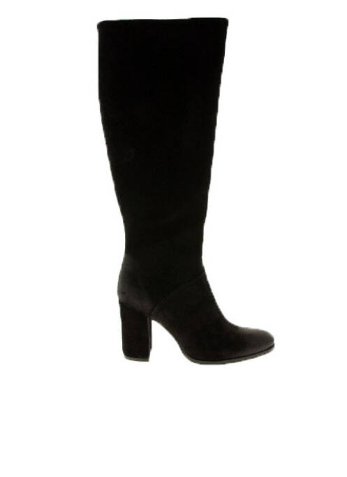Cizme nubuc toc de 7 la 9 cm negru MINKA DESIGN femme
