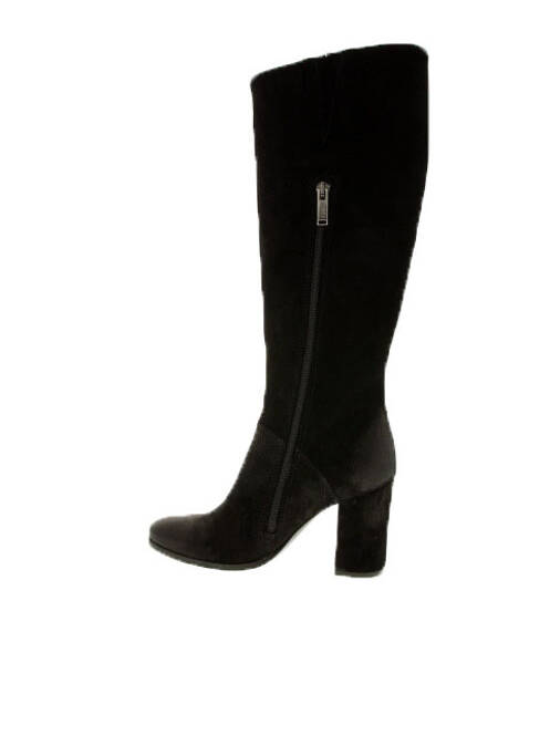 Cizme nubuc toc de 7 la 9 cm negru MINKA DESIGN femme