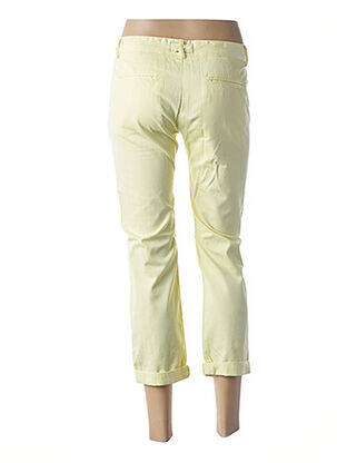 Pantalon 7/8 croială chino talie joasă galben CURRENTE/ELLIOTT femeie