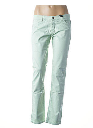 Pantalon slim talie joasă talie joasă verde MUSE OF LOVE femeie
