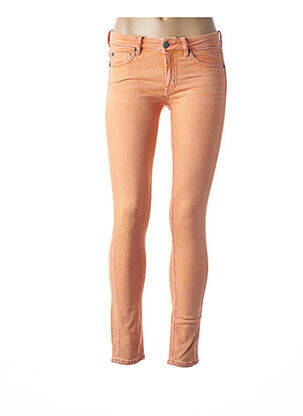 Pantalon slim talie joasă talie joasă portocalie MIH JEANS femeie