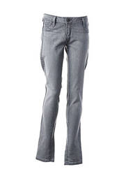 Pantalon slim talie joasă talie joasă gri BLEULAB femeie