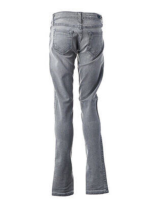 Pantalon slim talie joasă talie joasă gri BLEULAB femeie