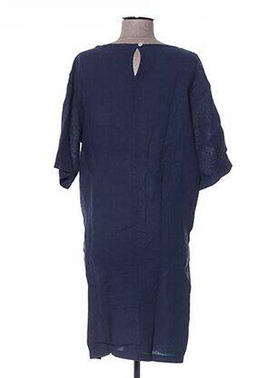 Rochie midi guler rotund albastru LA FEE MARABOUTEE femeie