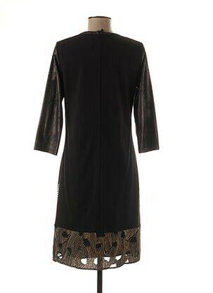 Rochie midi mâneci 3/4 mâneci 3/4 negru MERI & ESCA femeie
