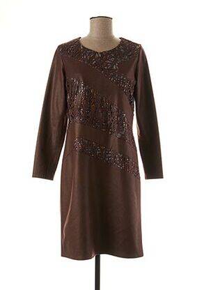 Rochie midi maro MERI & ESCA femeie