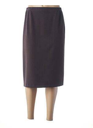 Fustă midi maro FRANCE RIVOIRE femeie