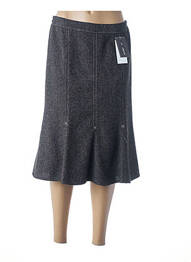 Fustă midi talie cu cleme negru GUY DUBOUIS femme