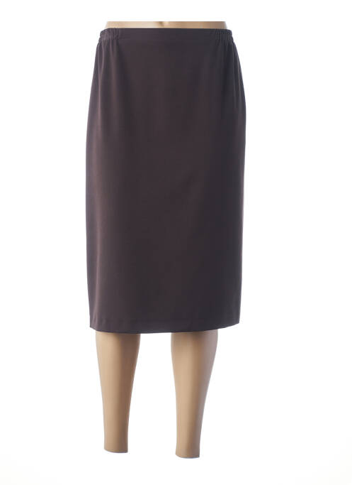 Fustă midi maro FRANCE RIVOIRE femeie