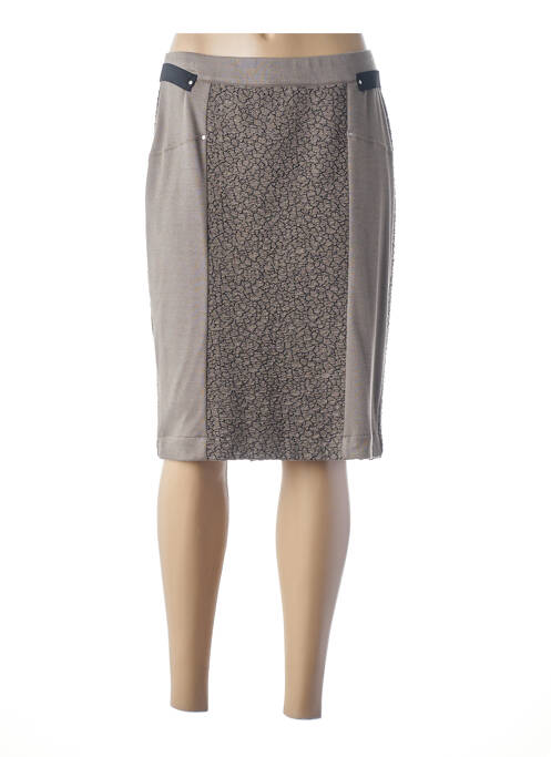 Fustă midi bej MERI & ESCA femeie