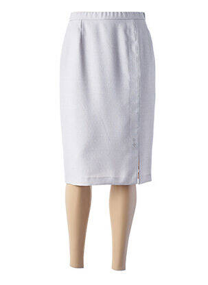 Fustă midi gri GUY DUBOUIS femeie