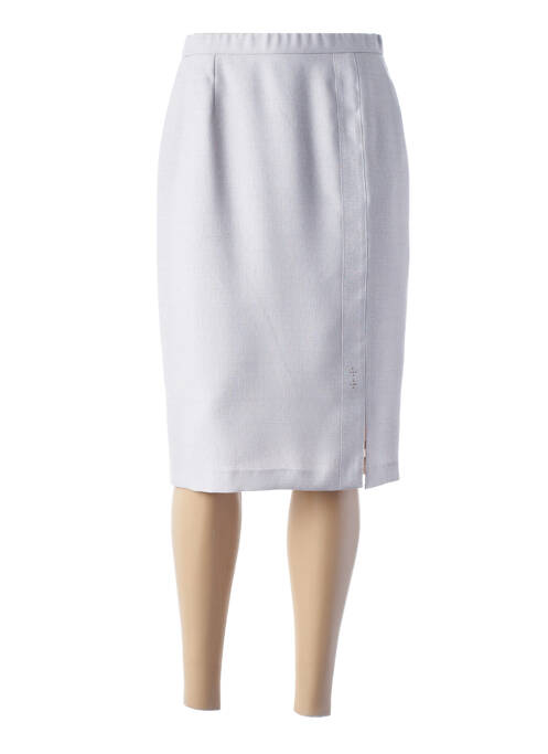 Fustă midi gri GUY DUBOUIS femeie