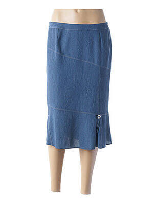 Fustă midi albastru GUY DUBOUIS femeie