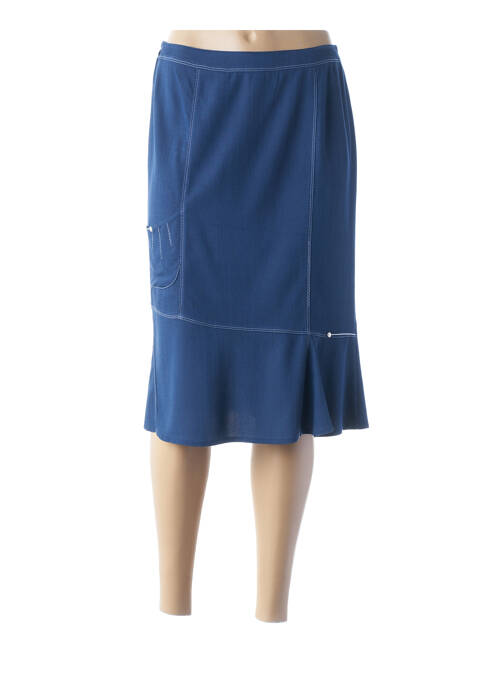 Fustă midi albastru GUY DUBOUIS femeie
