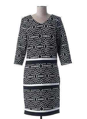 Rochie midi mâneci 3/4 mâneci 3/4 negru GUY DUBOUIS femeie