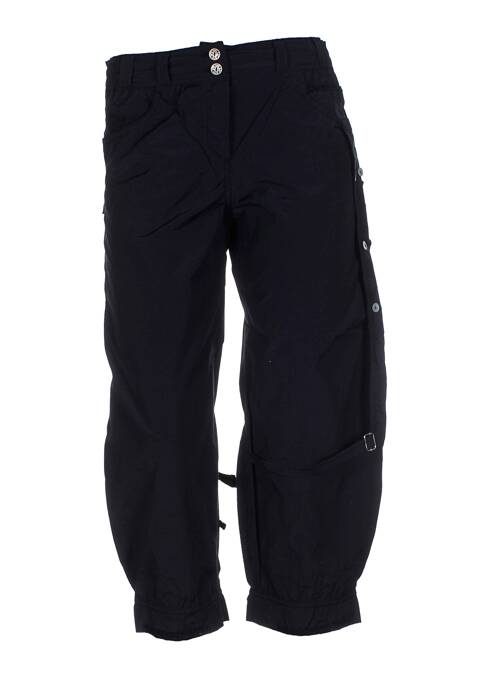 Pantalon trei sferturi negru CATY LESCA femeie