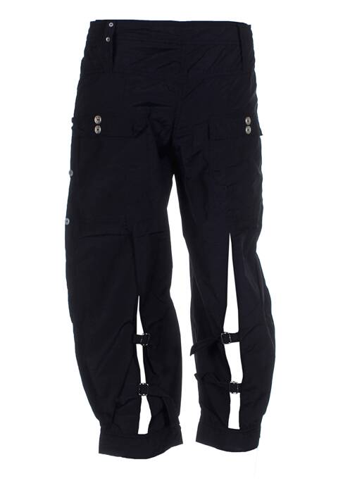 Pantalon trei sferturi negru CATY LESCA femeie