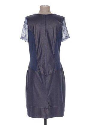 Rochie midi mâneci scurte mâneci scurte albastru MERI & ESCA femeie