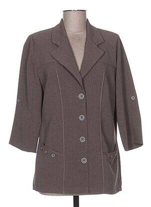 Jachete casual guler tip costum maro FRANCE RIVOIRE femeie