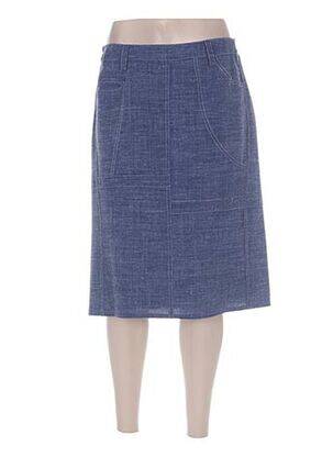 Fustă midi albastru FRANCE RIVOIRE femeie