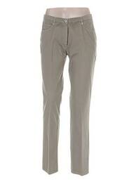 Pantalon slim elasticitate mărime normală verde GUY DUBOUIS femme