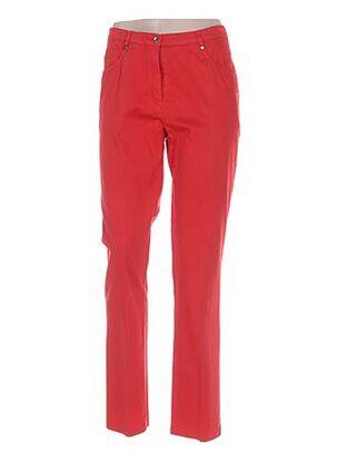 Pantalon slim talie joasă talie joasă roșu MERI & ESCA femeie
