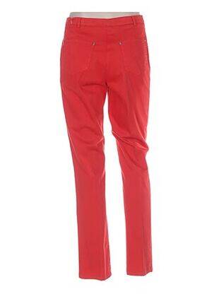 Pantalon slim talie joasă talie joasă roșu MERI & ESCA femeie