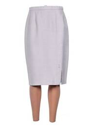 Fustă midi croială dreaptă bej IMPULSION femme
