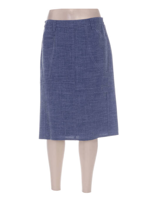 Fustă midi albastru FRANCE RIVOIRE femeie