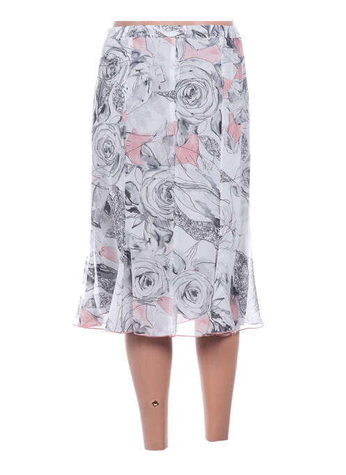 Fustă midi gri FRANCE RIVOIRE femeie