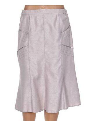 Fustă midi roz FRANCE RIVOIRE femeie