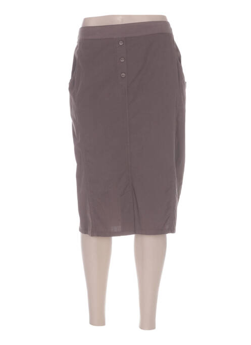 Fustă midi maro GUY DUBOUIS femeie