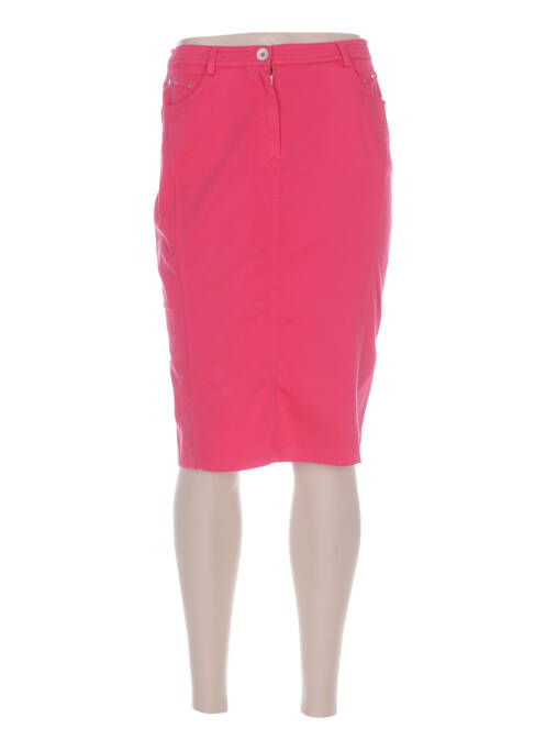Fustă midi roz FRANCE RIVOIRE femeie