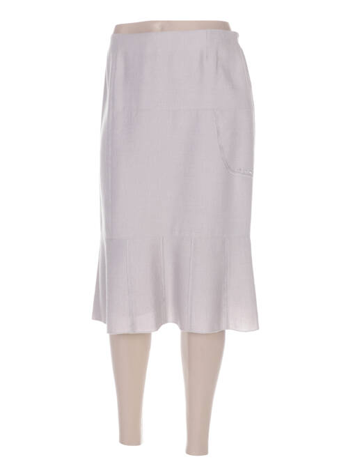 Fustă midi gri FRANCE RIVOIRE femeie