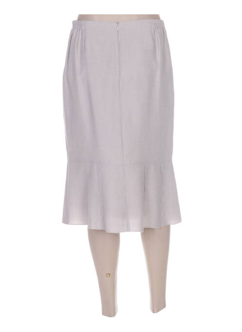 Fustă midi gri FRANCE RIVOIRE femeie