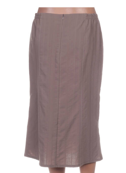 Fustă midi maro GUY DUBOUIS femeie