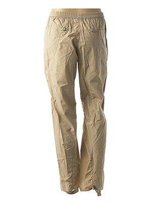 Pantalon drept elasticitate bej CATY LESCA femeie