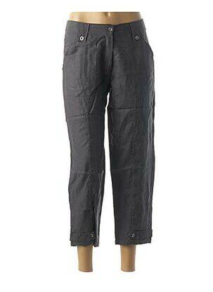 Pantalon trei sferturi gri MALOKA femeie