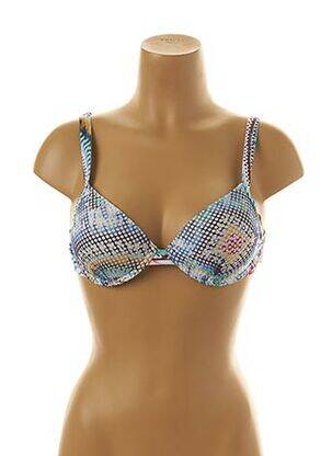 Sutien de costum de baie top sutien modelat top sutien modelat albastru PROMISE femeie