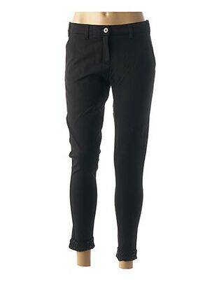 Pantalon 7/8 elasticitate talie joasă negru DENIM &DRESS femeie