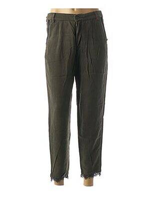 Pantalon buzunare verde DENIM &DRESS femeie