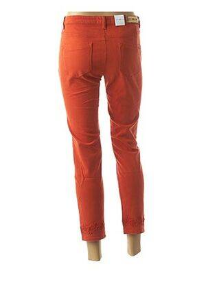 Pantalon 7/8 elasticitate talie joasă portocalie DENIM &DRESS femeie