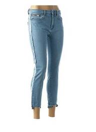 Blugi cu croială slim subțire talie joasă albastru DENIM &DRESS femme