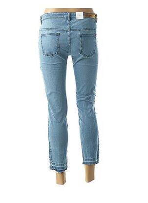 Blugi cu croială slim subțire talie joasă albastru DENIM &DRESS femeie