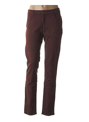 Blugi cu croială slim roșu COUTURIST femeie