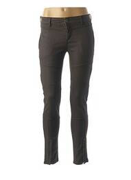 Pantalon buzunare talie joasă maro COUTURIST femme